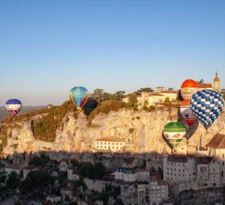 Admirez les montgolfiades à Rocamadour